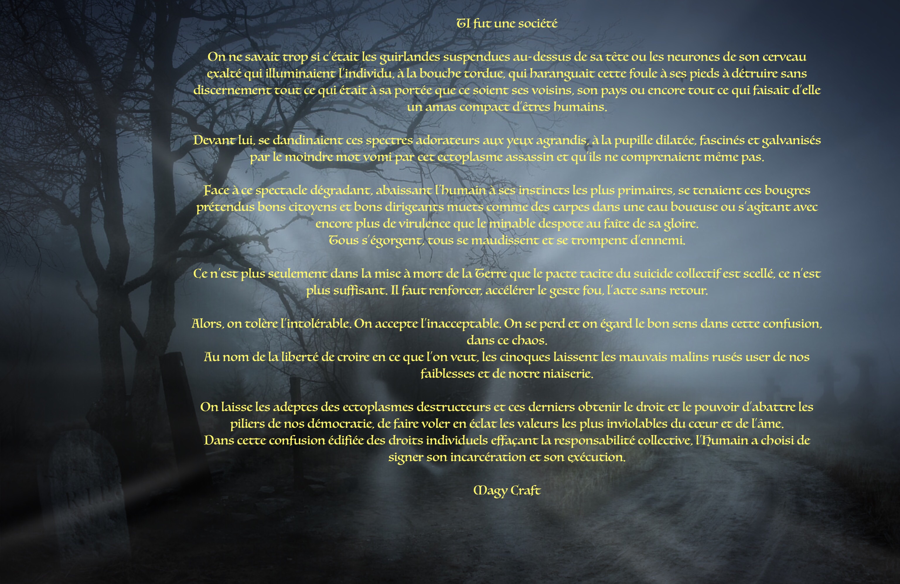 Il fut une société