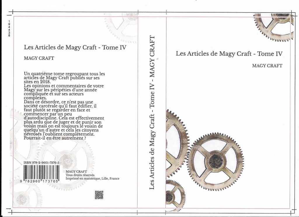 Nouvelle parution – tome IV des articles de Magy&nbsp;Craft